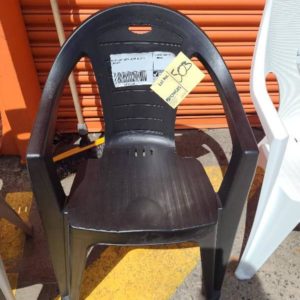 EX-DISPLAY PLASTIC OUTDOOR CHAIR SOLD AS IS