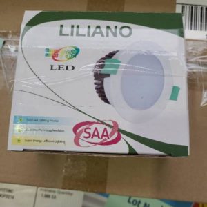 BOX OF 10PCS LILIANO 10W LED COMPLETE DIMMABLE DOWNLIGHT KIT 3000K