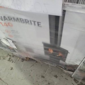 SCANDIA WARMBRITE 140 WOOD HEATER COMPACT & HEATS UP TO 140M2 TOP PANEL SURFACE CAN BE USED FOR COOKTOP RRP$1150 *CARTON DAMAGE STOCK* 3 MONTH WARRANTY SCWB140-20-10038