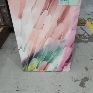 EX HIRE - ABSTRACT CANVAS SOLD AS IS
