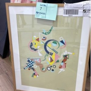 EX HIRE - FRAMED ART SOLD AS IS
