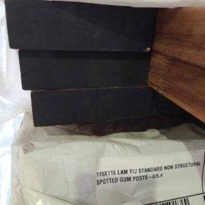 140X42 LAM F/J STANDARD NON STRUCTURAL SPOTTED GUM BEAMS-16/5.4