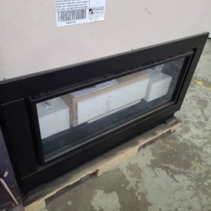 NEW OBSELETE STOCK SCANDIA AVEDUR BLACK SCGAS10 LINEAR GAS FIRE PLACE 7 ADJUSTABLE FLAME HEIGHT ZERO CLEARANCE DESIGN BUILT IN MESH GUARD DUAL MULTI SPEED FANS LPG CONVERSION KIT RRP$3999 WITH 3 MONTH WARRANTY