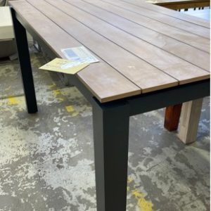EX DISPLAY HOME FURNITURE - OUTDOOR TIMBER BAR TABLE