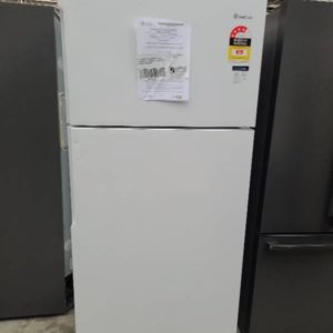 WESTINGHOUSE WTB5400WC WHITE FRIDGE WITH TOP MOUNT FREEZER WITH 12 MONTH WARRANTY