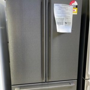 WESTINGHOUSE WHE5204BB FRENCH DOOR FRIDGE DARK STAINLESS STEEL 528 LITRE  796MM WIDE FINGER PRINT RESISTANT LOCKABLE COMPARTMENT DOOR ALARM FULLY FLEXIBLE INTERIOR FULL WIDTH HUMIDITY CONTROLLED CRISPER RRP$2199 WITH 12 MONTH WARRANTY