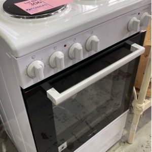 EX DISPLAY TECHNIKA TFS54FC-SEW 540MM ALL ELECTRIC FREESTANDING OVEN WHITE WITH 3 MONTH WARRANTY