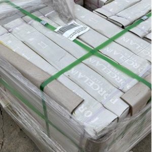 BIJOUX SUPER WHITE PORCELAIN TILE 300 X 600 POLISHED Q2300N PALLET 32 40 BOXES PER PALLET