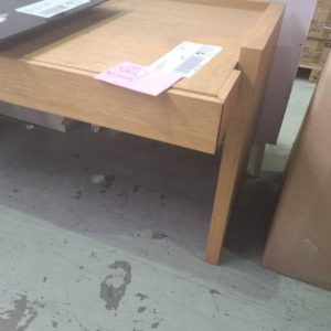 EX HIRE TIMBER DESK SOLD AS IS