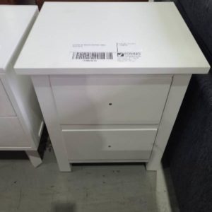 EX DISPLAY WINTER BEDSIDE TABLE SOLD AS IS