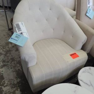 EX HIRE BEIGE CHAIR SOLD AS IS