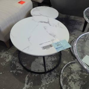 EX HIRE NEST OF 2 SIDE TABLES SOLD AS IS SOLD AS IS