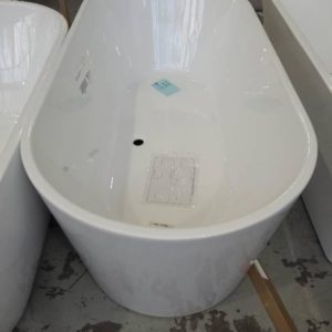 NEW ACRYLIC FREESTANDING BATH TUB MODEL 5502 1685MM LONG