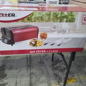 HELLER 1100W 1.2L AIRFYER WITH ROTISSERIE LOW FAT HEALTHY COOKING