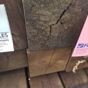 125X125 H4 TREATED SPOTTED GUM HARDWOOD POSTS-10/2.1