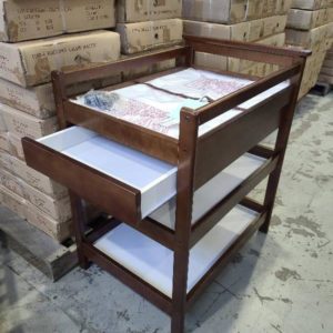 NEW TIMBER BABY CHANGE TABLE