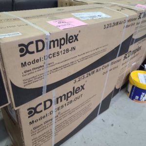 BRAND NEW DIMPLEX DCES12B 3.5KW INVERTER SPLIT SYSTEM AIR CONDITIONER - BRAND NEW BOXED STOCK NO WARRANTY