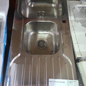 EVERHARD DOUBLE BOWL KITCHEN SINK