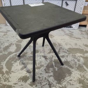 EX-DISPLAY BLACK PLASTIC TABLE SOLD AS IS