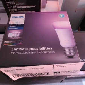 PHILIPS HUE WHITE & AMBIENT COLOUR STARTER KIT