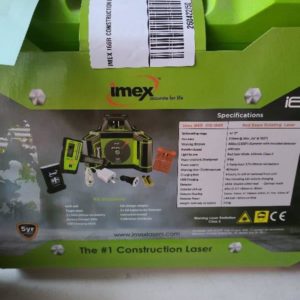 IMEX I66R CONSTRUCTION LASER LEVEL
