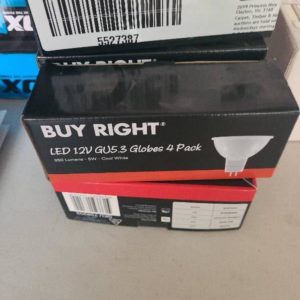 GLOBE LED GU5.3 5W C/W PK4 BUY RIGHT