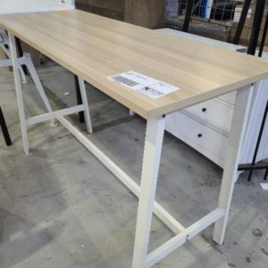 EX-HIRE TALL LAMINATE TABLE SOLD AS IS