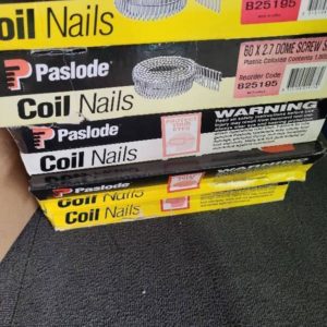 NAIL COIL PASLODE 60MM SCREW S/S