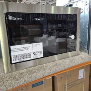 EX DISPLAY FISHER & PAYKEL OM25BLSX1 BUILT IN MICROWAVE OVEN WITH TRIM WITH 12 MONTH WARRANTY RPR$849