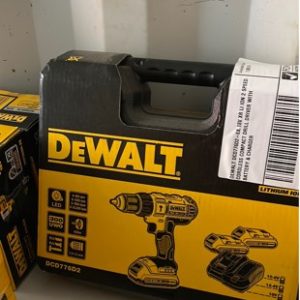 DEWALT DCD776D2-EX 18V XR LI ION 2 SPEED CORDLESS COMPACT DRILL DRIVER WITH BATTERY & CHARGER
