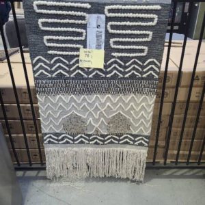 EX HIRE WOVEN WALL RUG SOLD AS IS