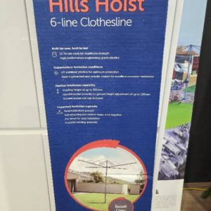 HILLS HOIST 8 LINE CLOTHESLINE BASALT GREY