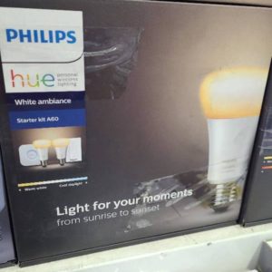 PHILIPS HUE WHITE AMBIENCE STARTER KIT A60