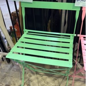 EX-HIRE MINT GREEN BAR STOOL SOLD AS IS