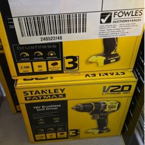 STANLEY DRILL DRIVER 18V TOOL ONLY