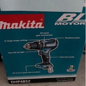 MAKITA HAMMER DRILL DRIVER DHP485Z TOOL ONLY