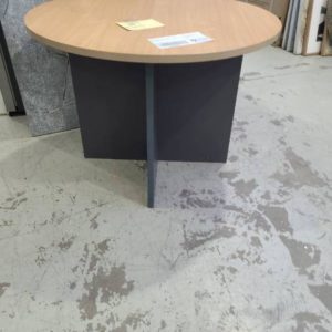 EX DISPLAY ROUND LAMINATE TABLE SOLD AS IS