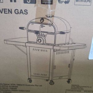 NEW BOXED GRILLED GAS PIZZA OVEN COMBO BBQ MODEL 758049 RRP$355