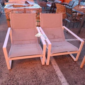 EX HIRE OUTDOOR CHAIR SOLD AS IS