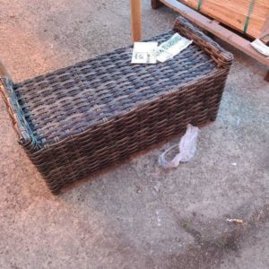 EX HIRE RATTAN FOOTSTOOL SOLD AS IS