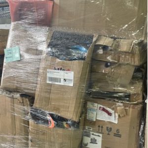 MIXED PALLET OF ASSORTED RETAIL GOODS SOLD AS IS