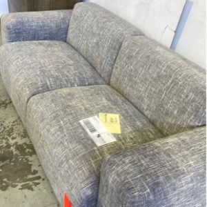 EX HIRE GREY COUCH SOLD AS IS