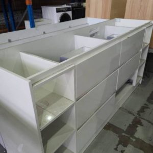 1800MM DAMAGED VANITY CABINET ONLY SOLD AS IS