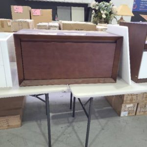 EX DISPLAY J2088 SOLID ASH 900MM WALL HUNG VANITY SOME MARKS SOLD AS IS