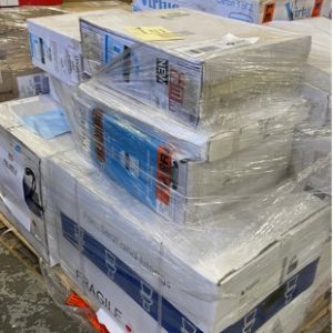PALLET OF ASSORTED TOILET SUITES AND VANITY BASINS
