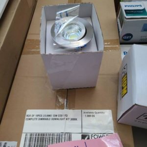 BOX OF 10PCS LILIANO 13W COB LED COMPLETE DIMMABLE DOWNLIGHT KIT 3000K