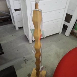 EX HIRE TIMBER LAMP BASE