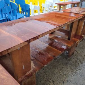 SPOTTED GUM BENCH SEATS 1500 X 500MM