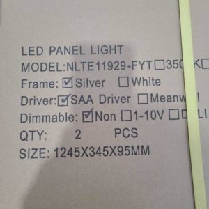 NLIGHT 36W LED PANEL CEILING LIGHT 1200X300MM WITH SAA DRIVER