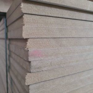 1200X600X12MM MDF SHEETS- (1 SIDE RAW 1 SIDE SATIN WHITE)